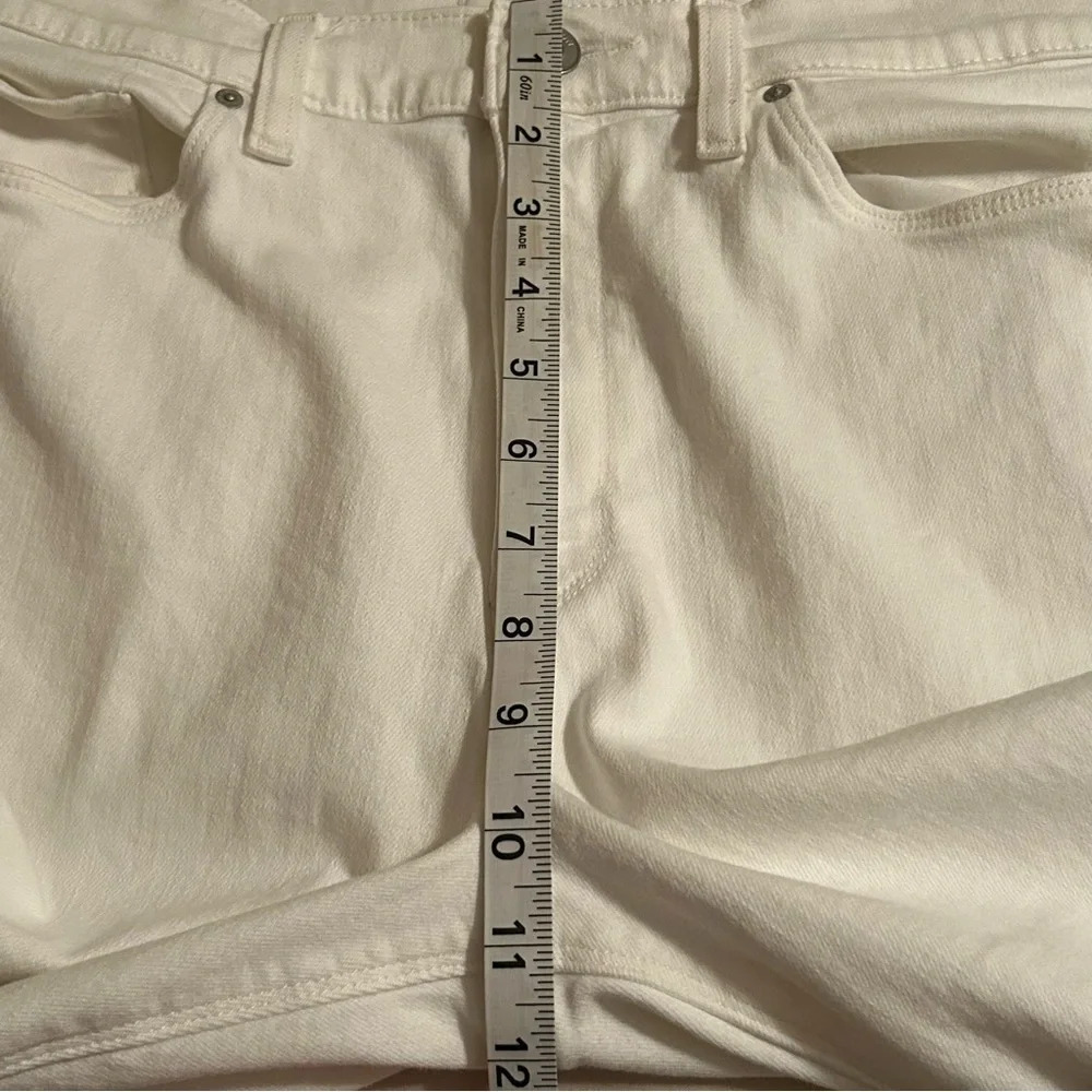 Hudson High Rise Barbara Super Skinny Jeans White Women’s 31 Stretch Comfort - Picture 10 of 13